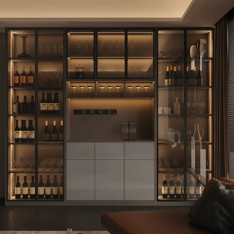 Lichte luxe Italiaanse eettafe - Glass Cabinet Display recensie en prijs