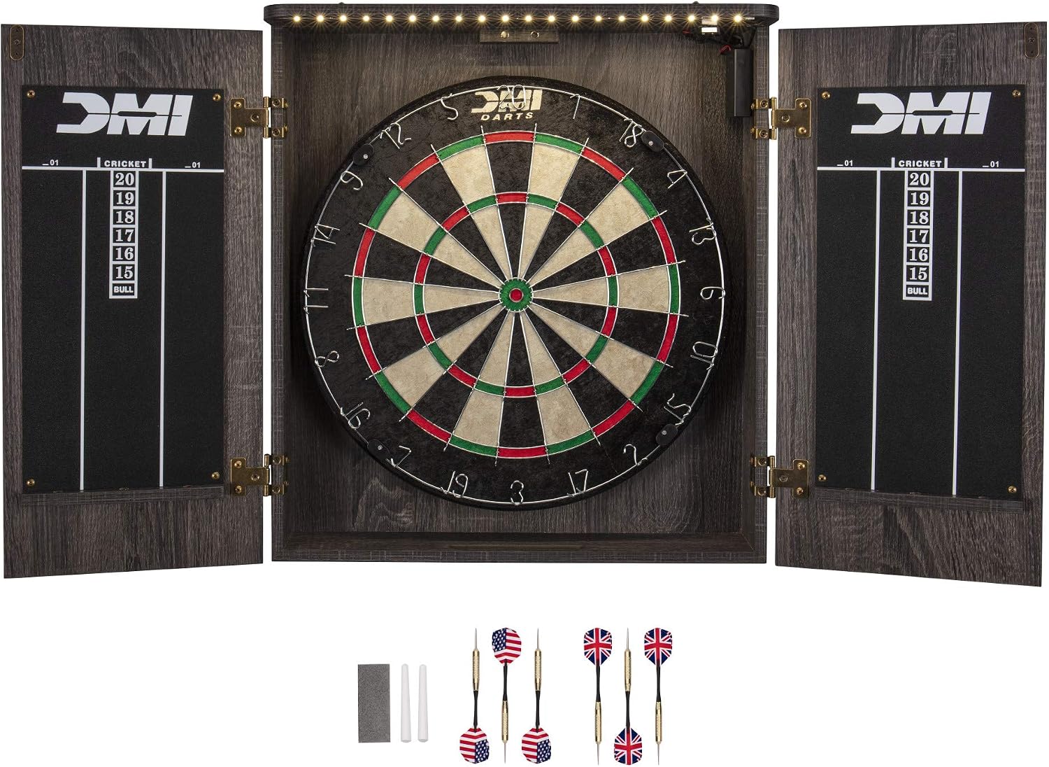 ^Paris Bristle Dartboard Kasts - Electronic Dartboard Cabinet recensie en prijs
