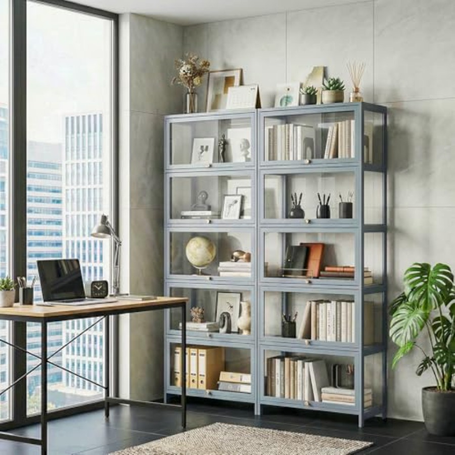 5-laags vitrinekast met acryld - Glass Cabinet Display recensie en prijs