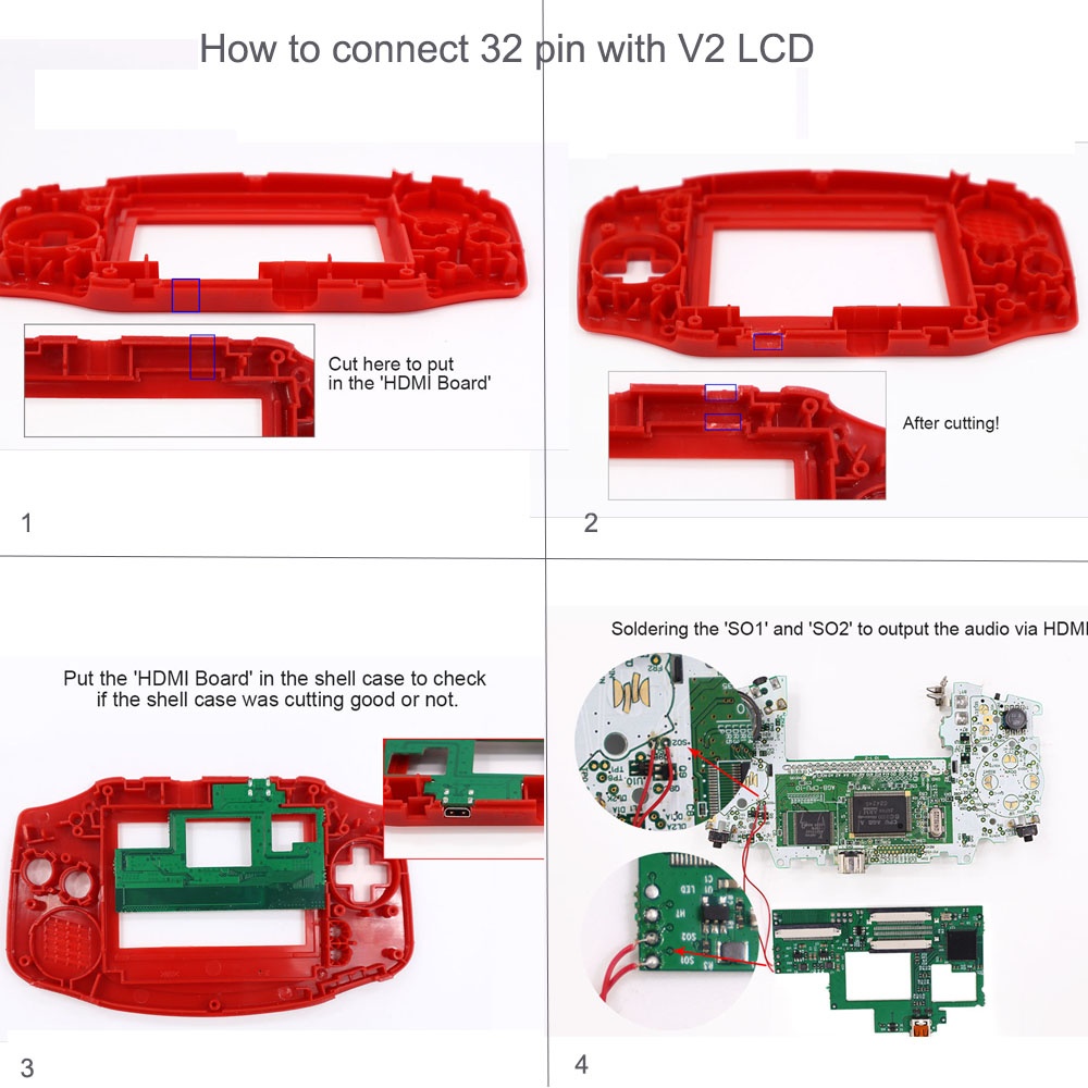 32-pins 40-pins HDMI-mod voor  - Arcade Button Pcb recensie en prijs