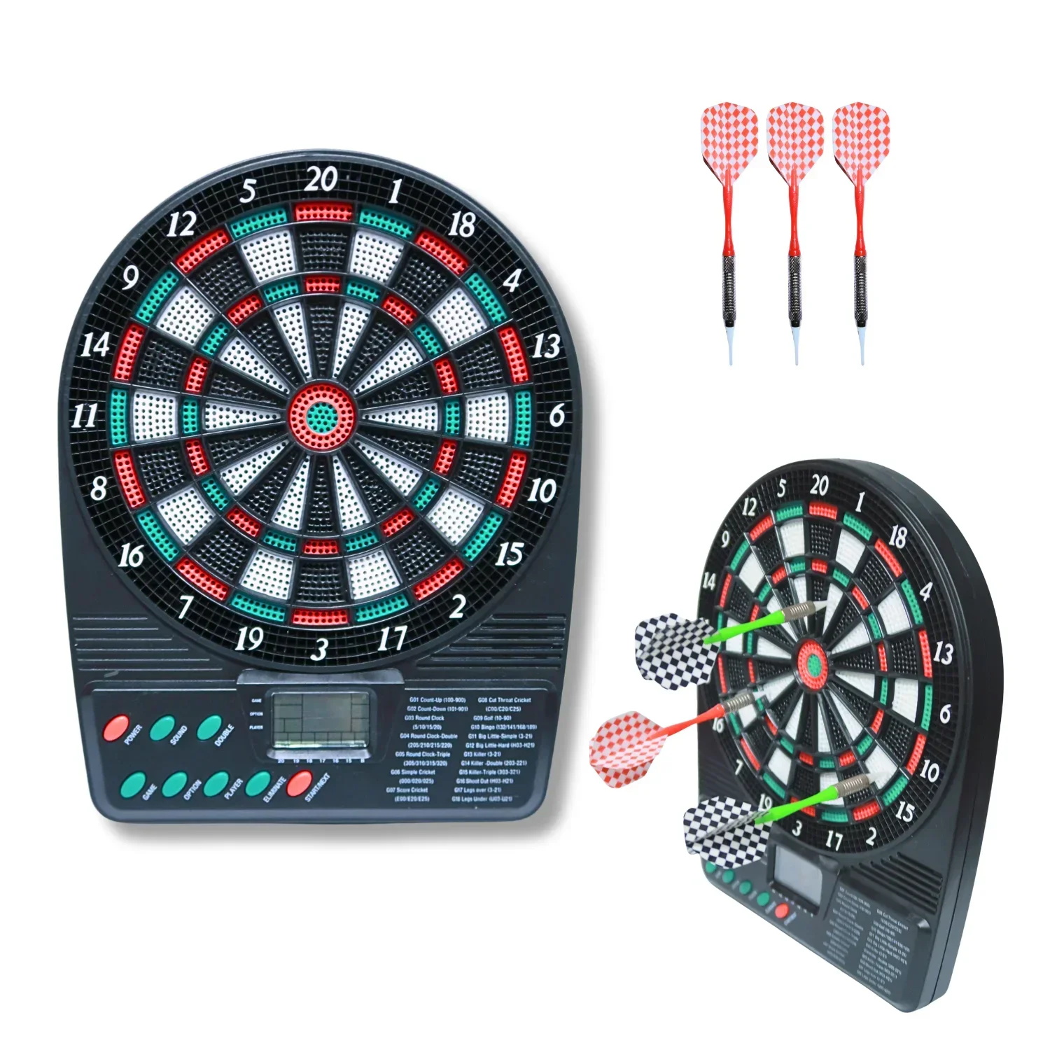 Draagbare elektronische dartbo - Electronic Dartboard Cabinet recensie en prijs