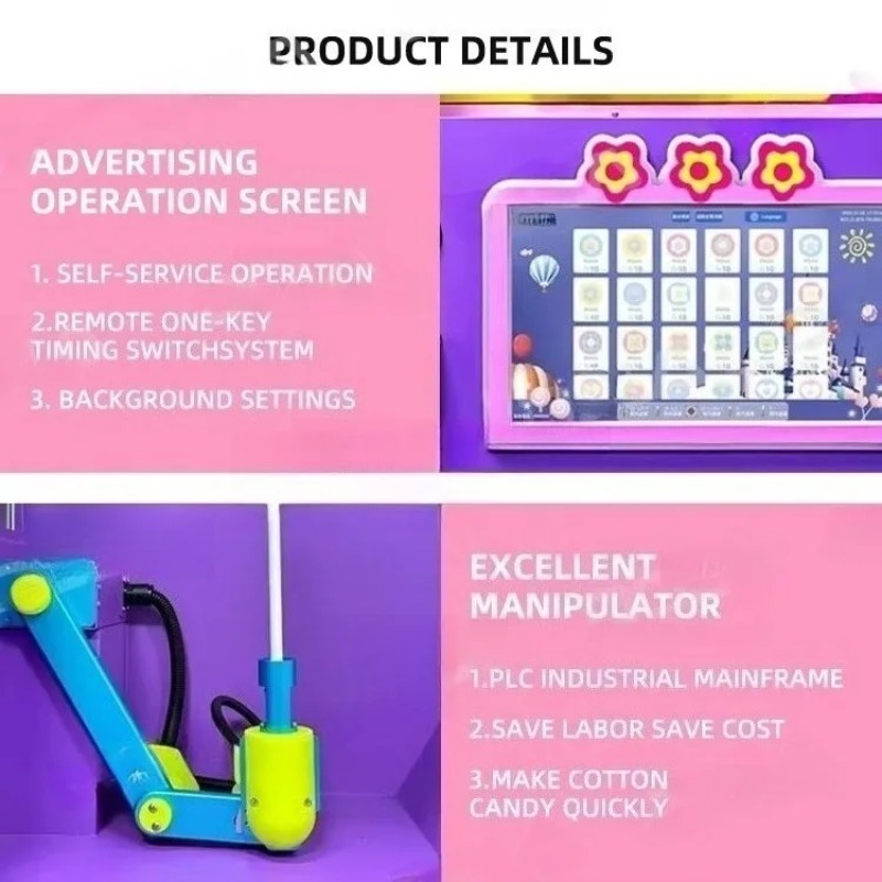 Commerciële suikerspin-automaa - Candy Vending Machine recensie en prijs