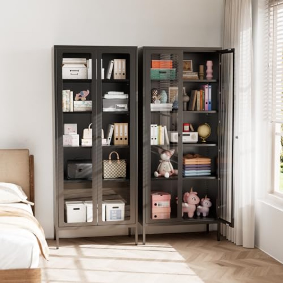 67 Metalen displaykast met gla - Glass Cabinet Display recensie en prijs